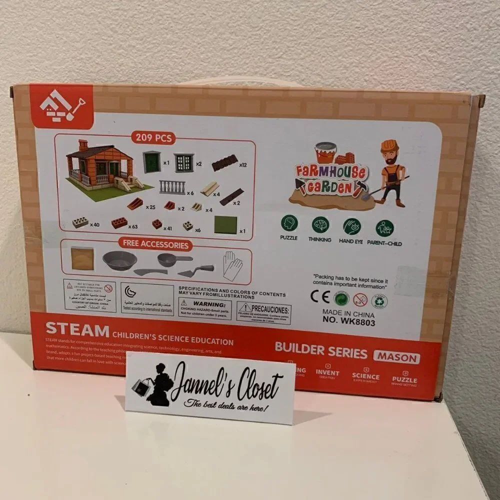 STEM Educational Bricks Construction Engineering Learning Toys, W/Cement… - Picture 3 of 8